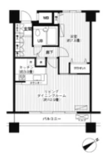LOOP-M ループエム【3階】の間取り