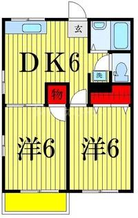 ファミーユ・ハーナ【1階】の間取り