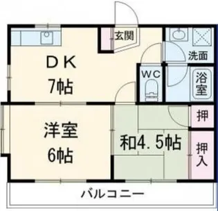 クロノス浦和【2階】の間取り