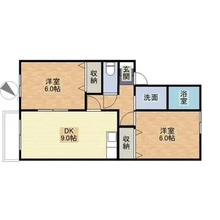 セジュールYMIII【2階】の間取り