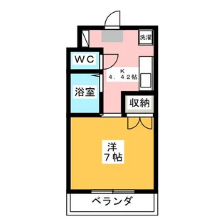 パークプラザみどり野【2階】の間取り