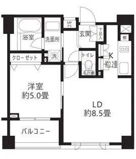 クリオ渋谷ラ・モード【3階】の間取り