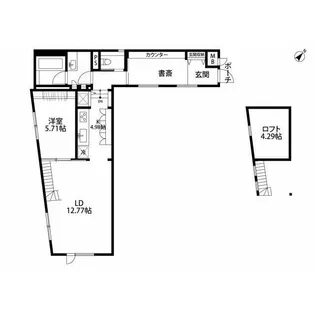 デコール代官山【2階】の間取り
