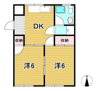 パークシティ会瀬【2階】の間取り
