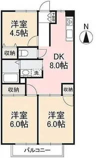 レジオン・ドヌールA棟【1階】の間取り