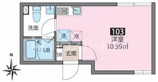 CASADIA赤塚【1階】の間取り