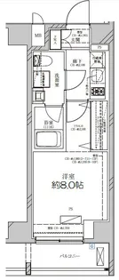 ディアレイシャス尾久駅前【10階】の間取り