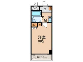 パークサイド塚本【2階】の間取り