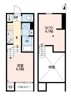 CORTESIA西片江【1階】の間取り