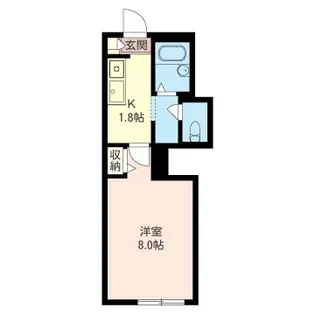 ルピア自由が丘【1階】の間取り