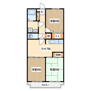 ドミール・オーク【3階】の間取り