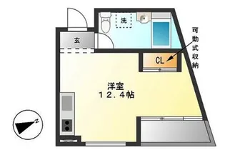 BAUWERK(バウベルク)【8階】の間取り