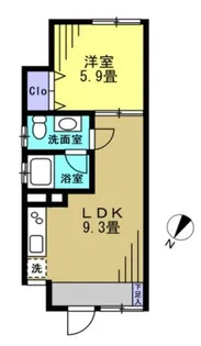 ラ・ステージ代々木上原【1階】の間取り
