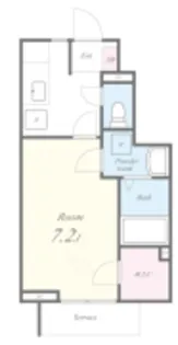 アルバソーレ【1階】の間取り
