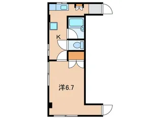 ドミール洗足【1階】の間取り
