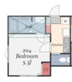 エクセレント弘明寺【2階】の間取り