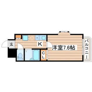 HIKOハイツ【6階】の間取り