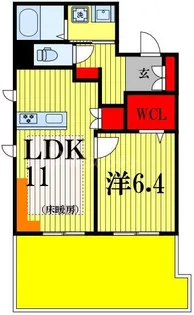 Victoire南流山【6階】の間取り
