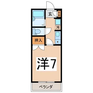 イースト ヴィレッジ【3階】の間取り