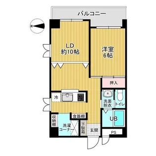 パークヒルズ.K【2階】の間取り