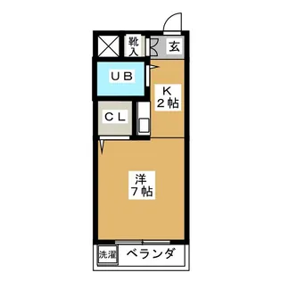 ジョイフル元八事【2階】の間取り