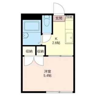 コーポむとう【1階】の間取り