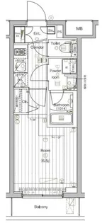 THE PREMIUM CUBE G大崎【1階】の間取り