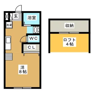 コーポこうのII【1階】の間取り