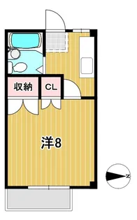 グリーンハイツ【2階】の間取り