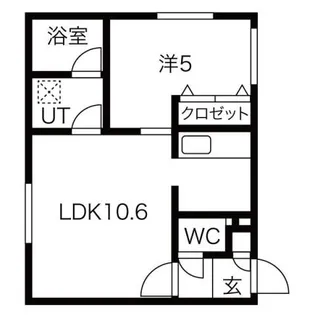 ブロッサム琴似【4階】の間取り