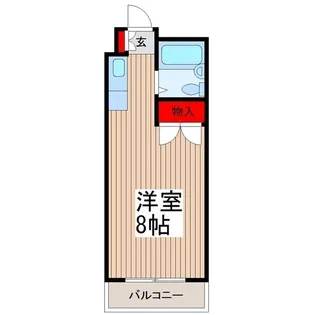 コーポラスミハラII【2階】の間取り