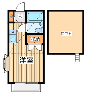 レジデンス六番館【2階】の間取り