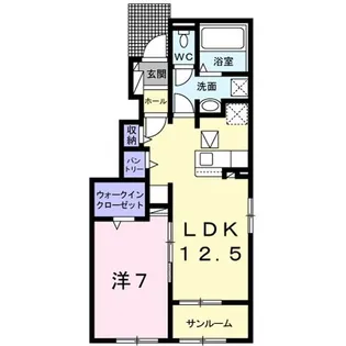 サンフラワー【1階】の間取り