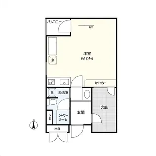 DECOLLO【1階】の間取り