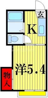 シャトーレ西新井【2階】の間取り