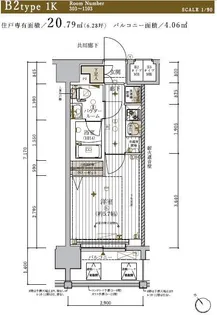 メインステージ東神奈川【5階】の間取り