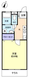アルシオンA号棟【1階】の間取り