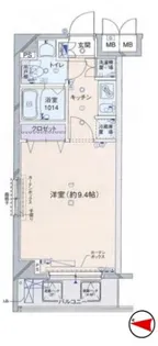 エルフラット両国【6階】の間取り