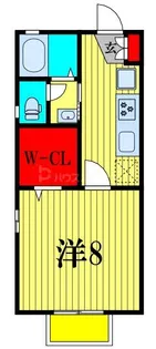 レインボーハイツ【2階】の間取り