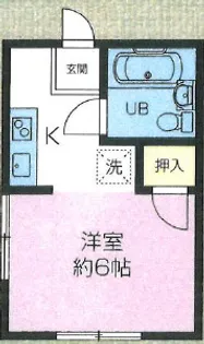 パークサイド武蔵野【2階】の間取り