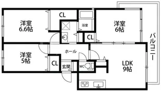 パスト大宮【3階】の間取り