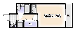 朝日プラザ岸里パサージュ【4階】の間取り