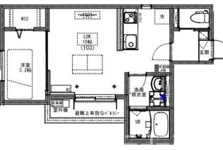 KEIAI RESIDENCE豊四季【1階】の間取り