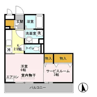 オールベルク【3階】の間取り