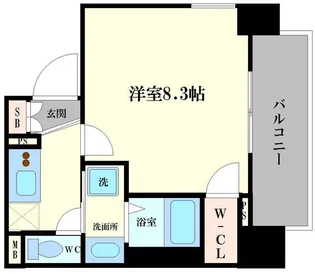 プレサンス本町ジョイス【5階】の間取り