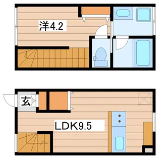 Dメゾン若林の間取り