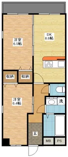 ハイアットコート【3階】の間取り