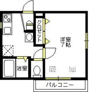 エスパシオ上原【2階】の間取り