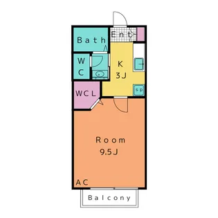 ジュネス幸・II【2階】の間取り