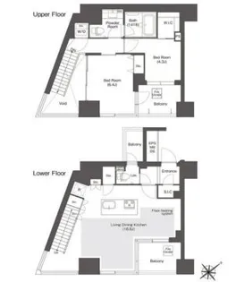 コンフォリア新中野の間取り